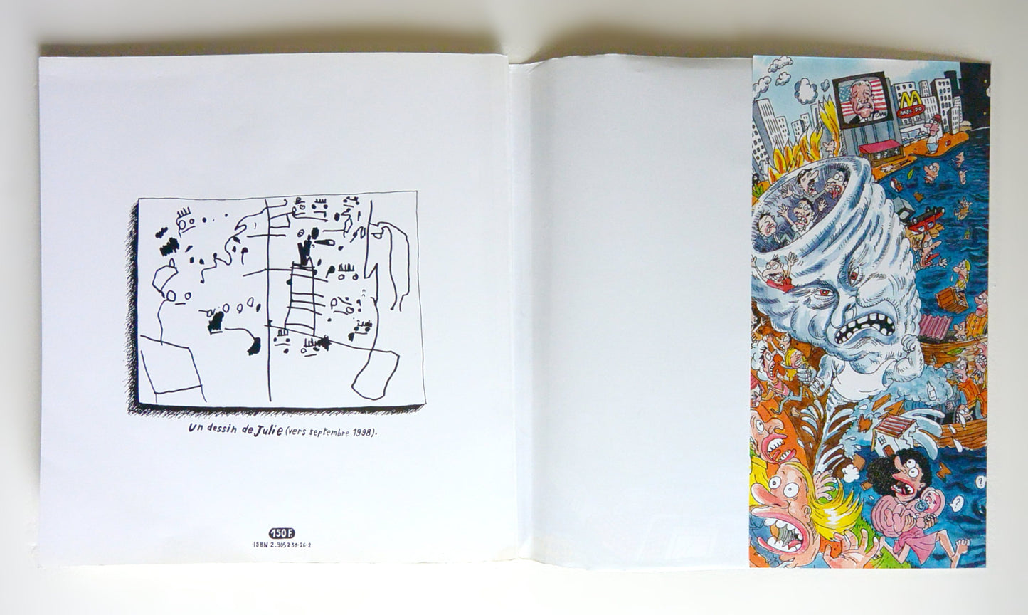 Livre album bd «Moins 2 avant 2000» Lolmède, ed. A.Beaulet 1999