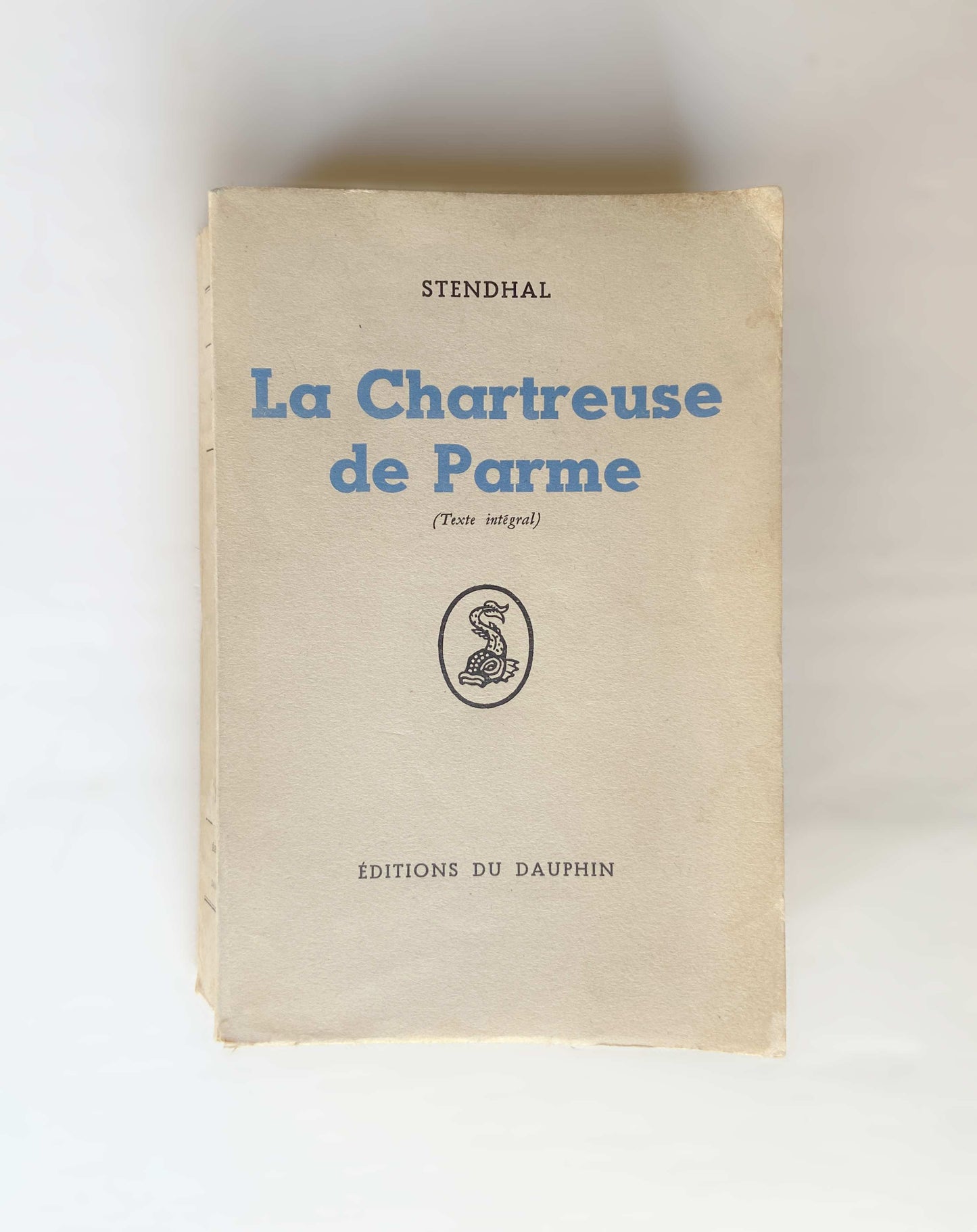 Livre «La Chartreuse de Parme» Stendhal, ed. Du Dauphin 1948