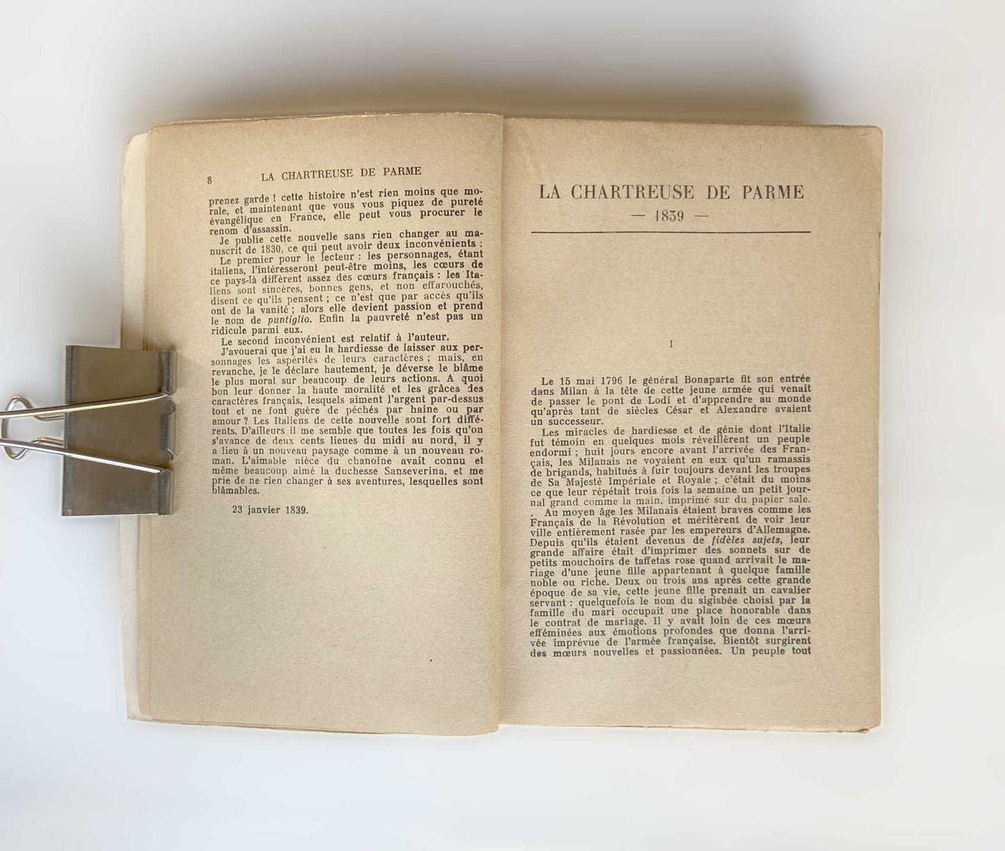 Livre «La Chartreuse de Parme» Stendhal, ed. Du Dauphin 1948