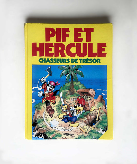 Livre bd «Pif et Hercule – Chasseurs de trésors» ed. Polycom 1985