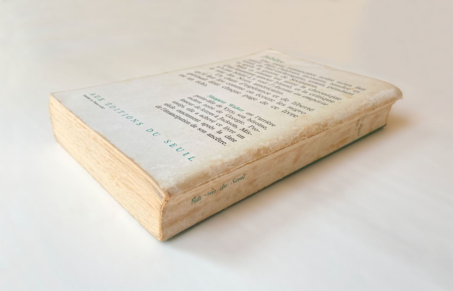 Livre «Jubilee» M. Walker, ed. Du Seuil 1968