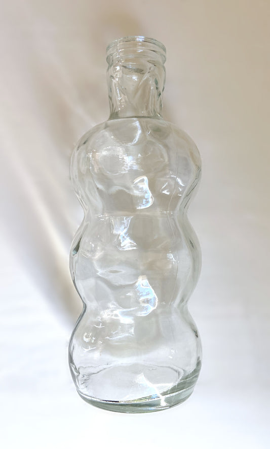 Bouteille ancienne verre moulé grenade 75cl