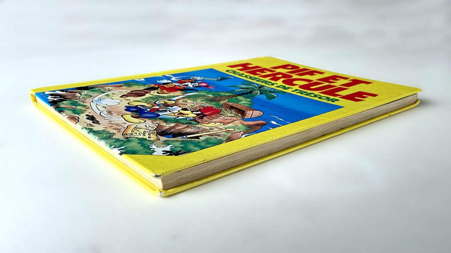 Livre bd «Pif et Hercule – Chasseurs de trésors» ed. Polycom 1985