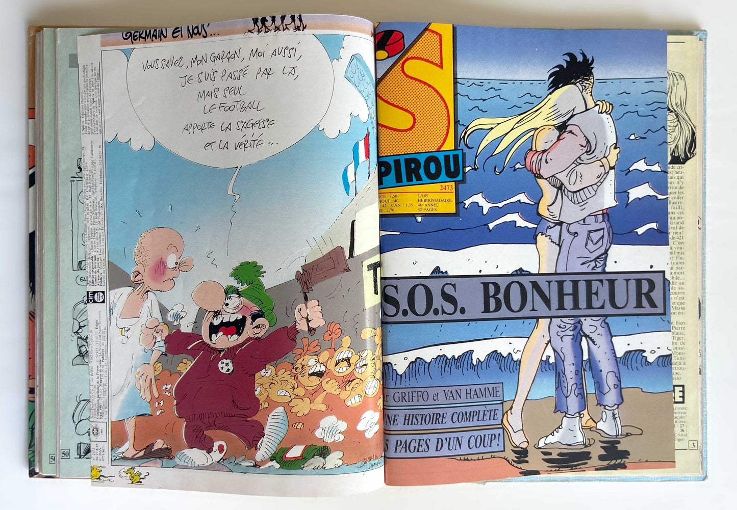 Livre album BD «Spirou» n°180 collectif, ed. Dupuis 1986