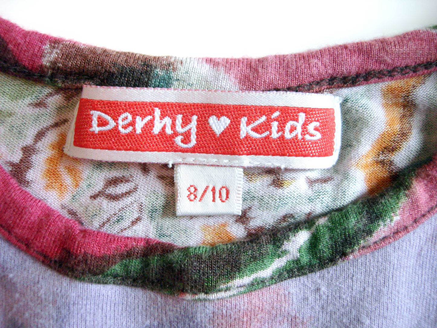 Sweat multicolore cœur sequins Derhy Kids© 8/10ans années 2000
